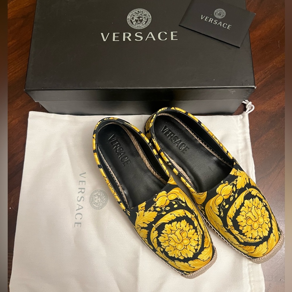 New Versace Espadrilles Tessuto - size 37